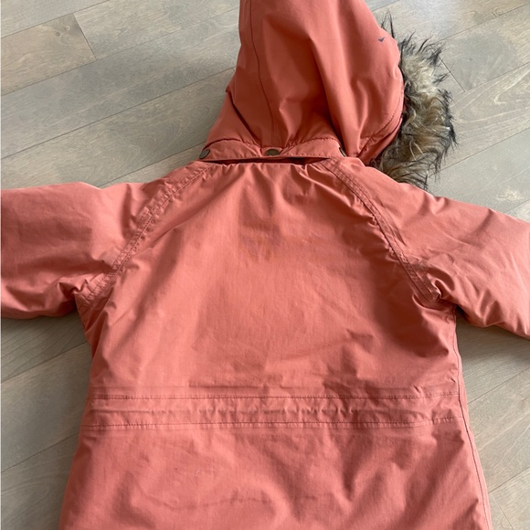 Mini A Ture | Aragon Red Wang Faux Fur Jacket | Aragon Red | Coats and jackets - Picture 3 of 5